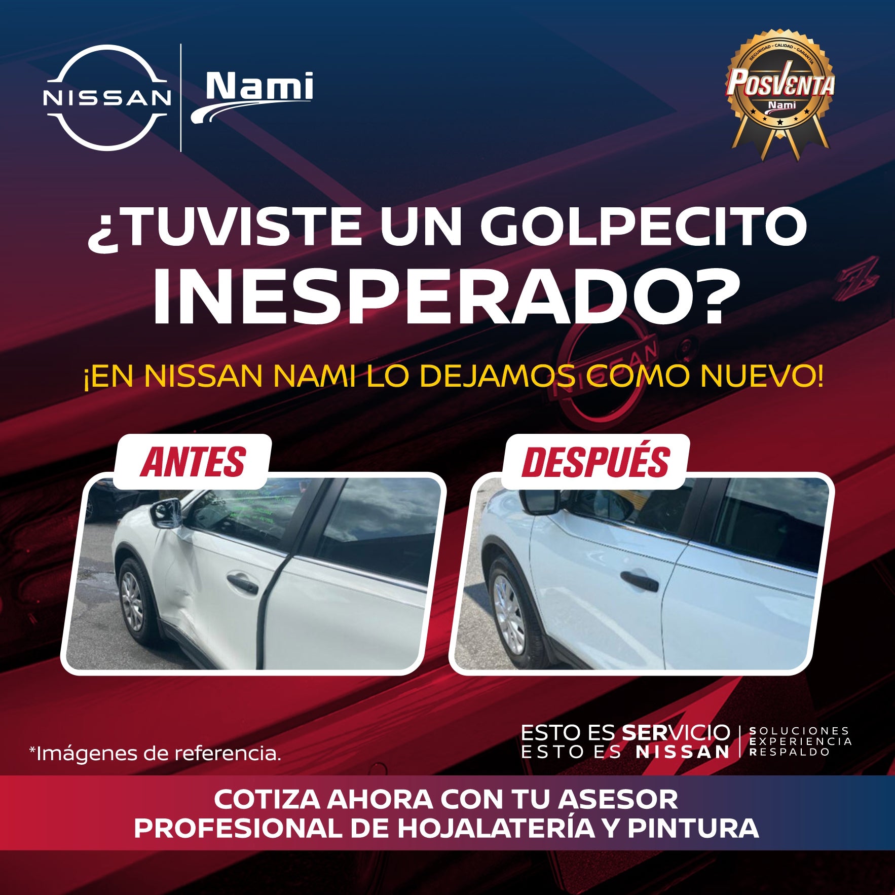 ¿TUVISTE UN GOLPE INESPERADO?