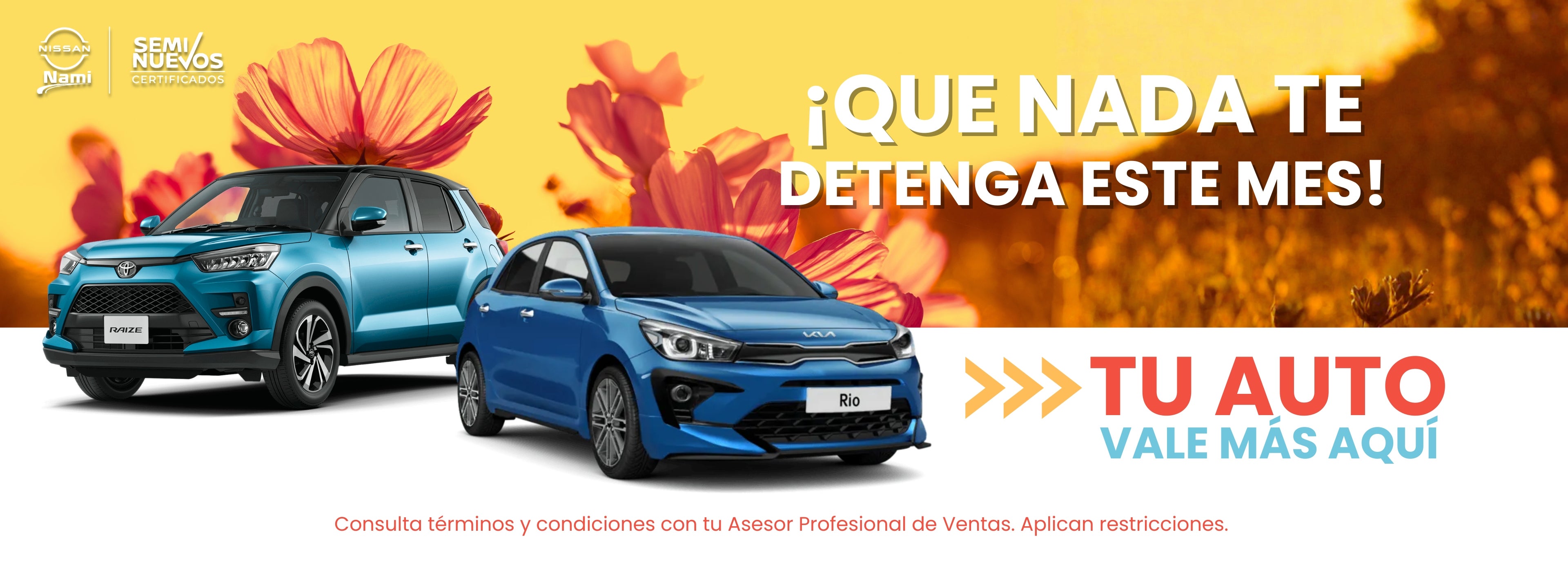 ¡Tu auto vale más aquí!